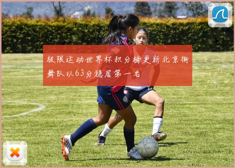 极限运动世界杯积分榜更新北京街舞队以63分稳居第一名